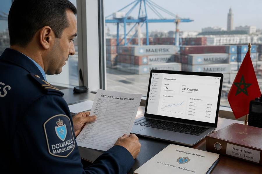 Transit & douane au Maroc — logiciel DigiFacture en situation réelle